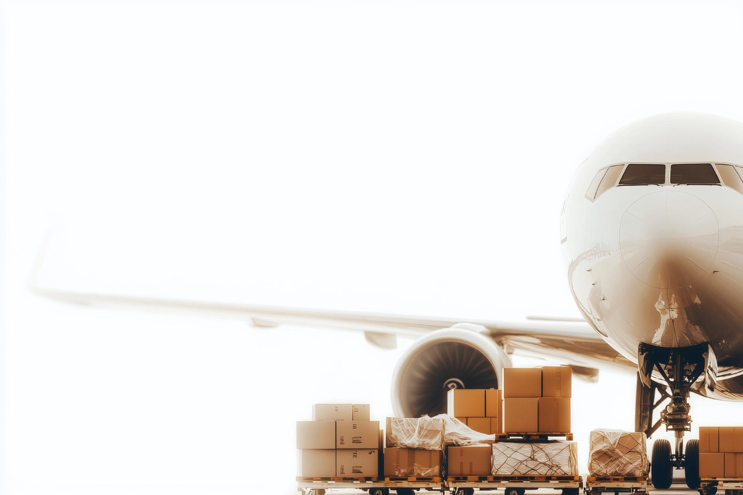 Integrated sea and air freight